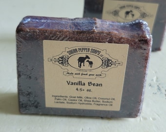 Vanilla Bean Goat Milk Soap 5 ounce bar