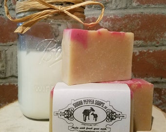 Wild Berries & Mimosa Goat Milk Soap 4.5+ oz