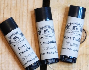 Goat Milk Lip Balm Oval Tube  (many flavors available)