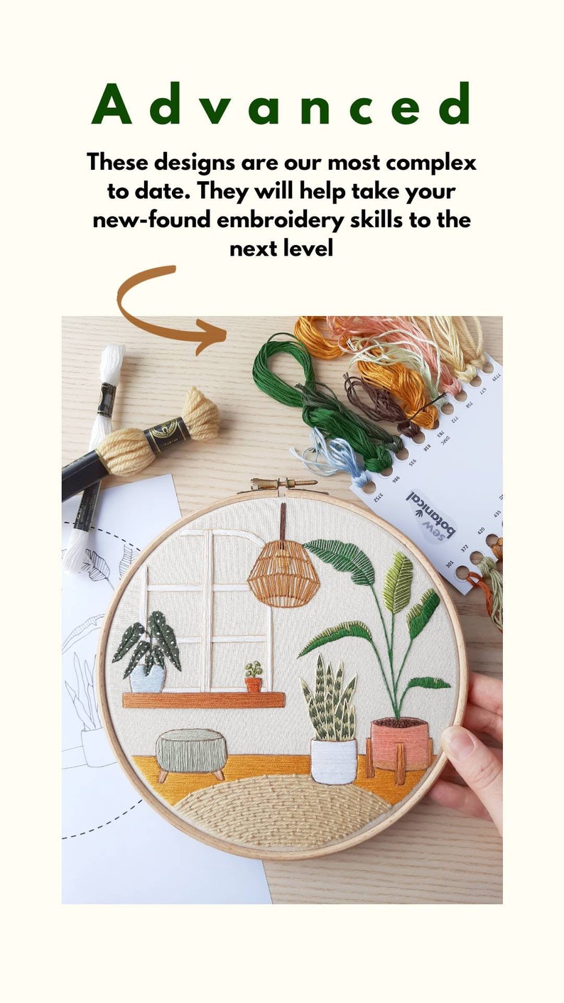 Modern Embroidery Embroidery Pattern Download Beginner Embroidery PDF Embroidery Pattern Beginner Rainbow Embroidery Pattern PDF