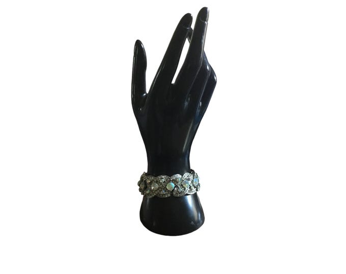 Vintage AB Crystal Swarovski Cocktail Bracelet