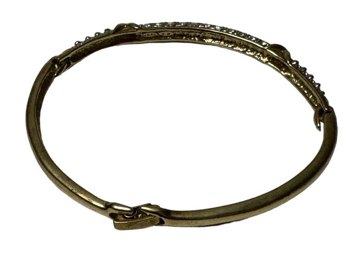 Vintage Avon Diamond-like Bangle Cuff