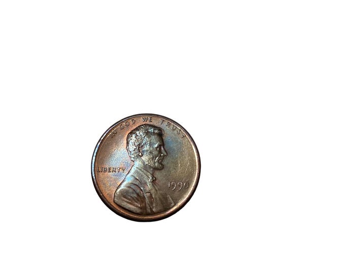 Vintage 1990 No Mint Mark Penny Lincoln Rare