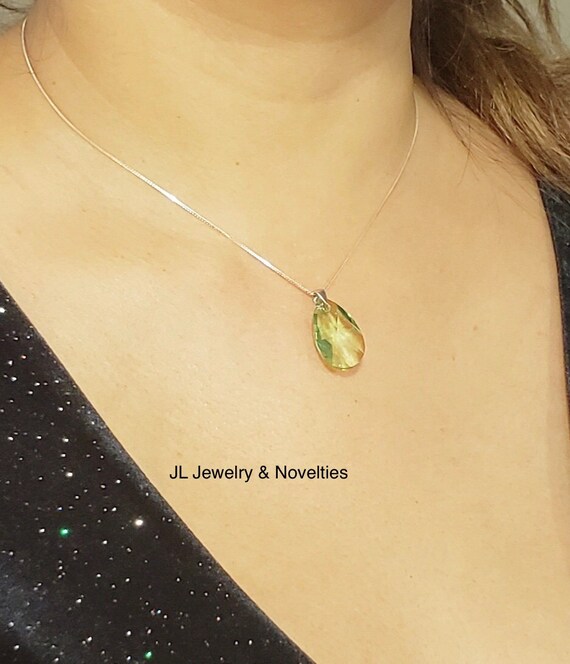 Swarovski peridot necklace sale