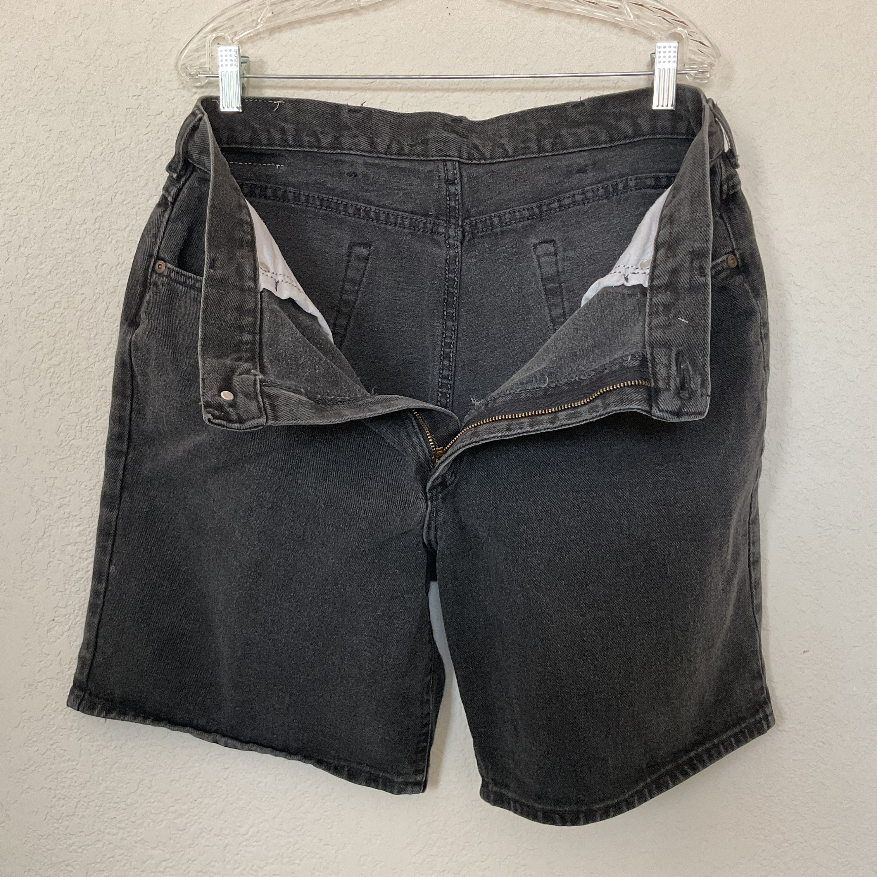 Shorts De Denim Western RRL Para Mujer - Negro ZQYDF-6713