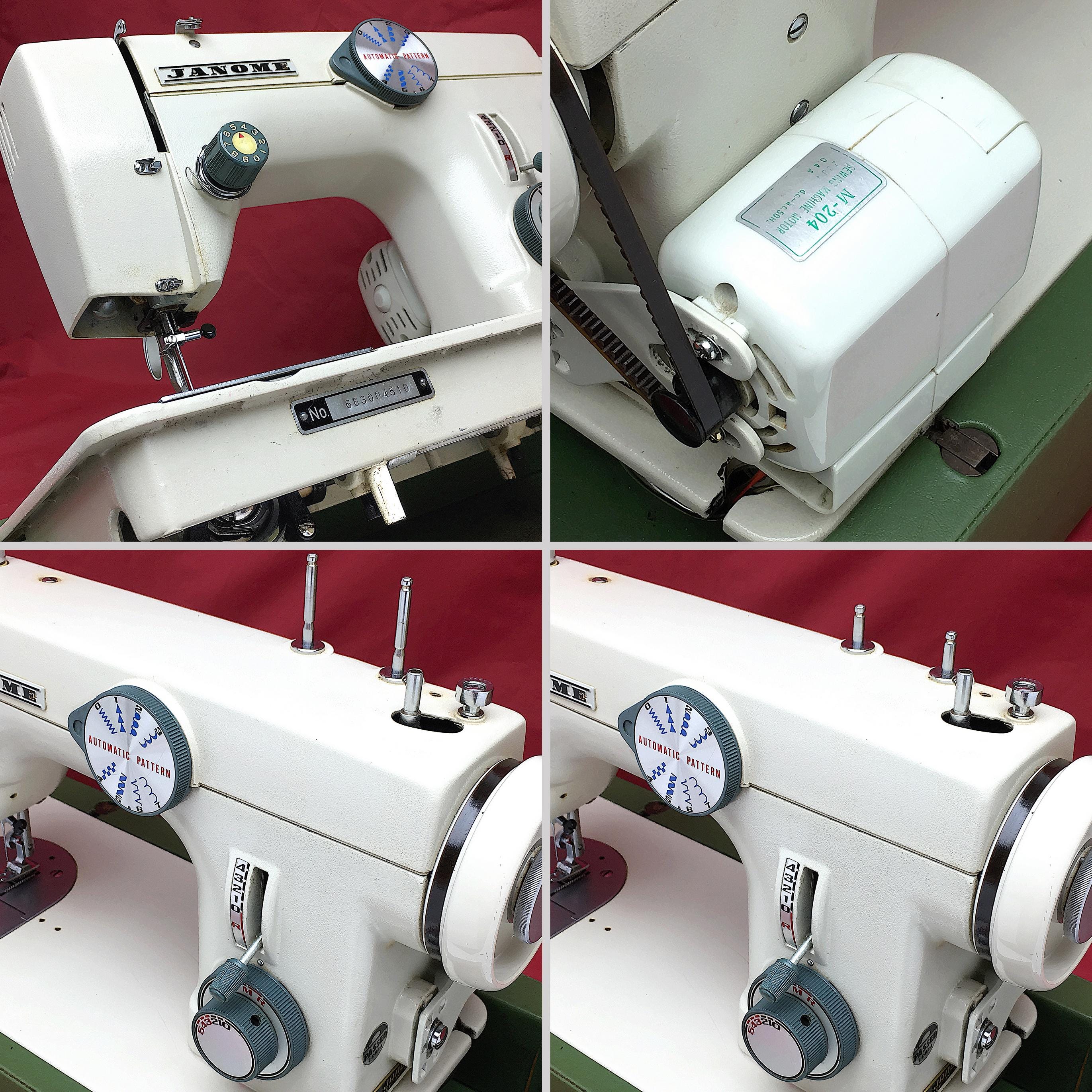 JANOME New Home Vintage Japan Heavy Duty Zig Zag Sewing Machine