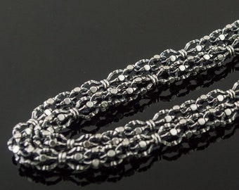 Silver Men's Chain - Chunky Chain Necklace for Men Handcrafted Brutal Jewelry Style Perfect Accessory for Everyday Wear