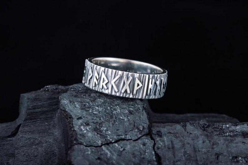 viking wedding ring
viking runes ring
mens silver ring
elder futhark ring
men statement ring
scandinavian jewelry
boyfriend gift
silver norse ring
Christmas gift him
personalized ring
engraved ring
men everyday ring
custom chunky ring