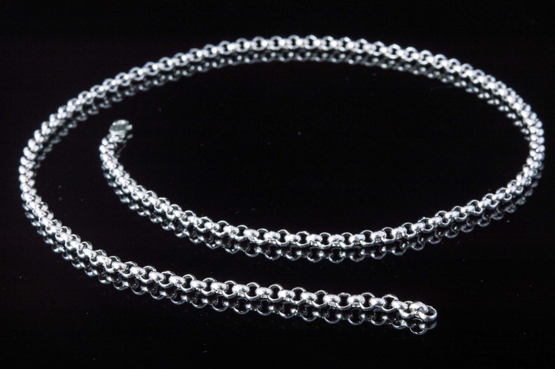 Silver Rolo Chain - Classic Pendant Accessory for Men's Jewelry ...
