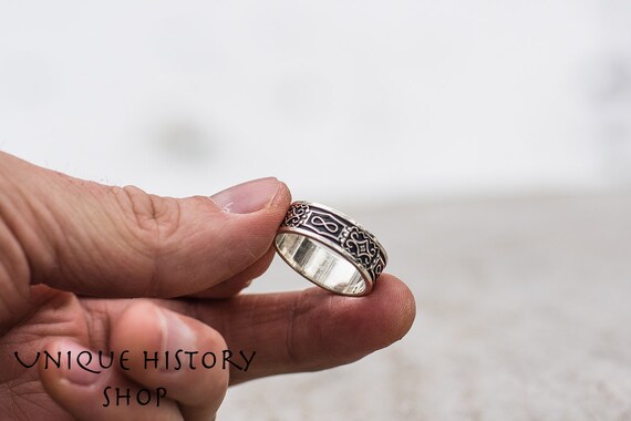 anillos personalizados anillos de plata gruesos para hombre