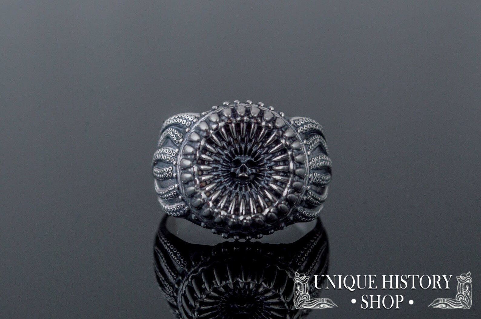 Kraken Ring Octopus Ring Kraken Jewelry Sailor's Etsy