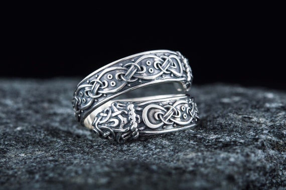 viking snake ring