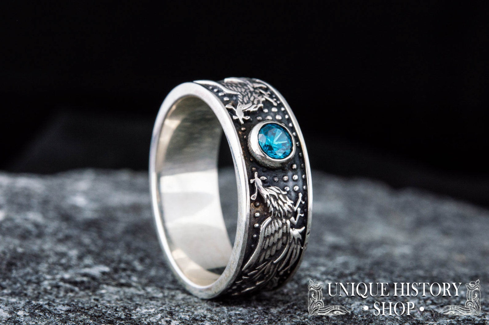 Phoenix Ring Firebird Ring 925 Silver Phoenix Jewelry Ring Etsy