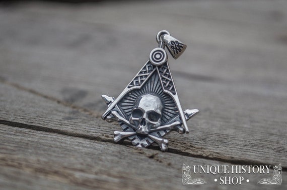 ▪️50’s【FREE MASONRY】ACCSESSORIES Vintage Rotary Freemason Masonic 50 Years Lapel Hat Pin Tie