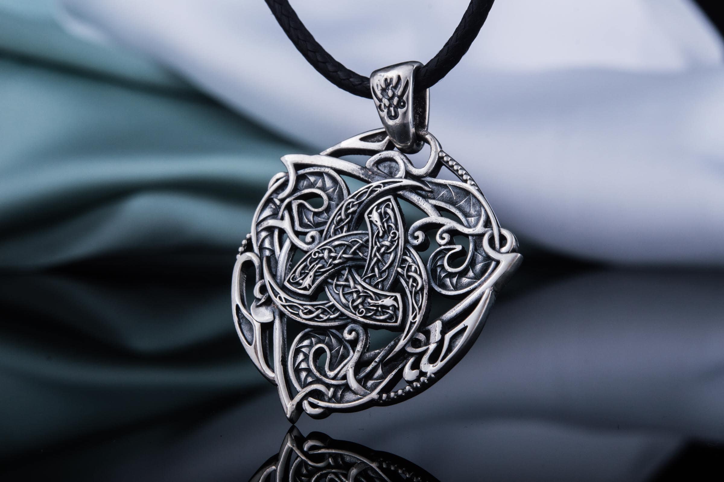Odin Horn Necklace 925 Silver Norse Jewelry Silver Viking Etsy