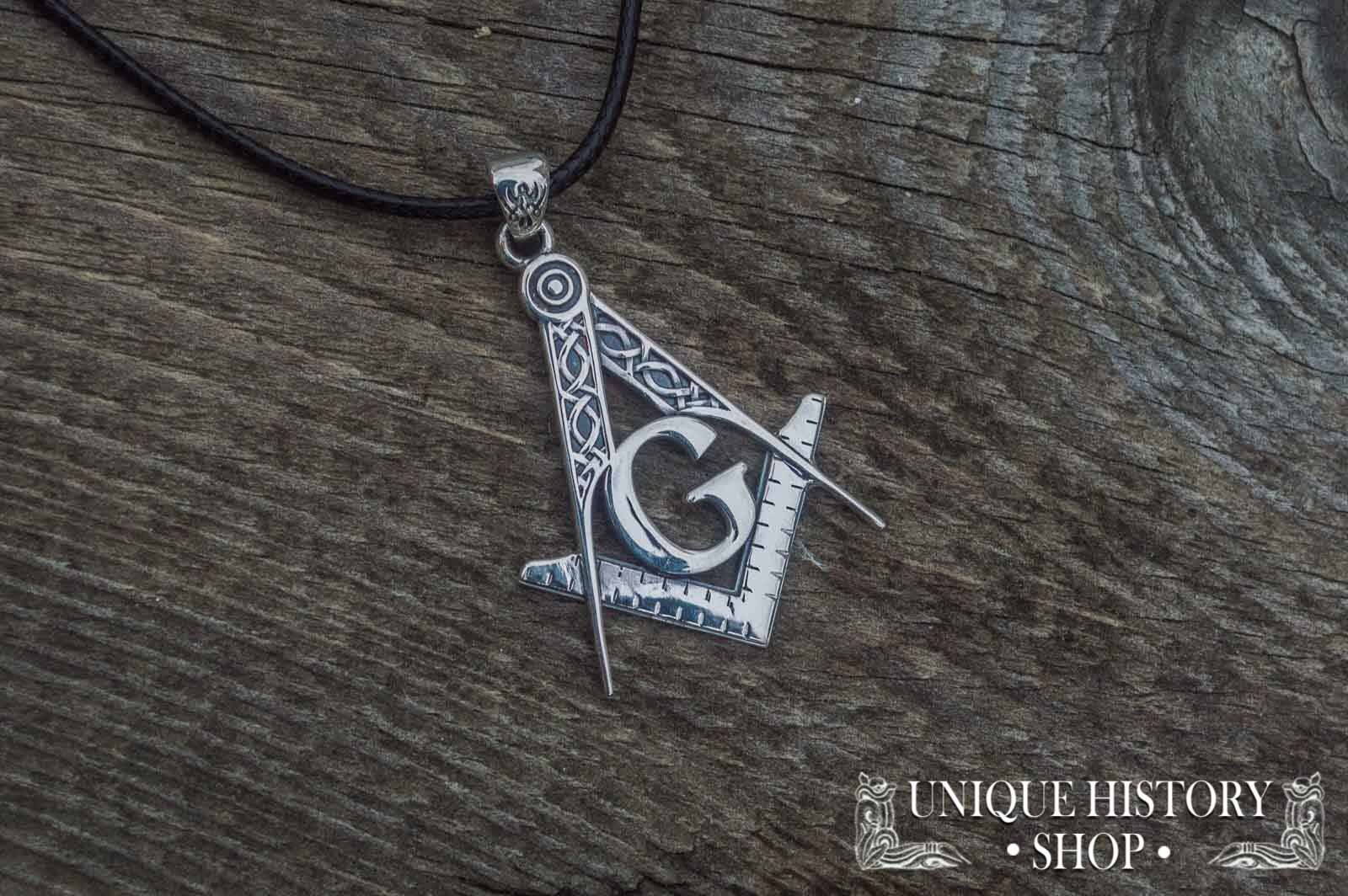 Pendentif Maçonnique En Argent 925 - Bijou Franc-maçon - Neuf Sans Emballage