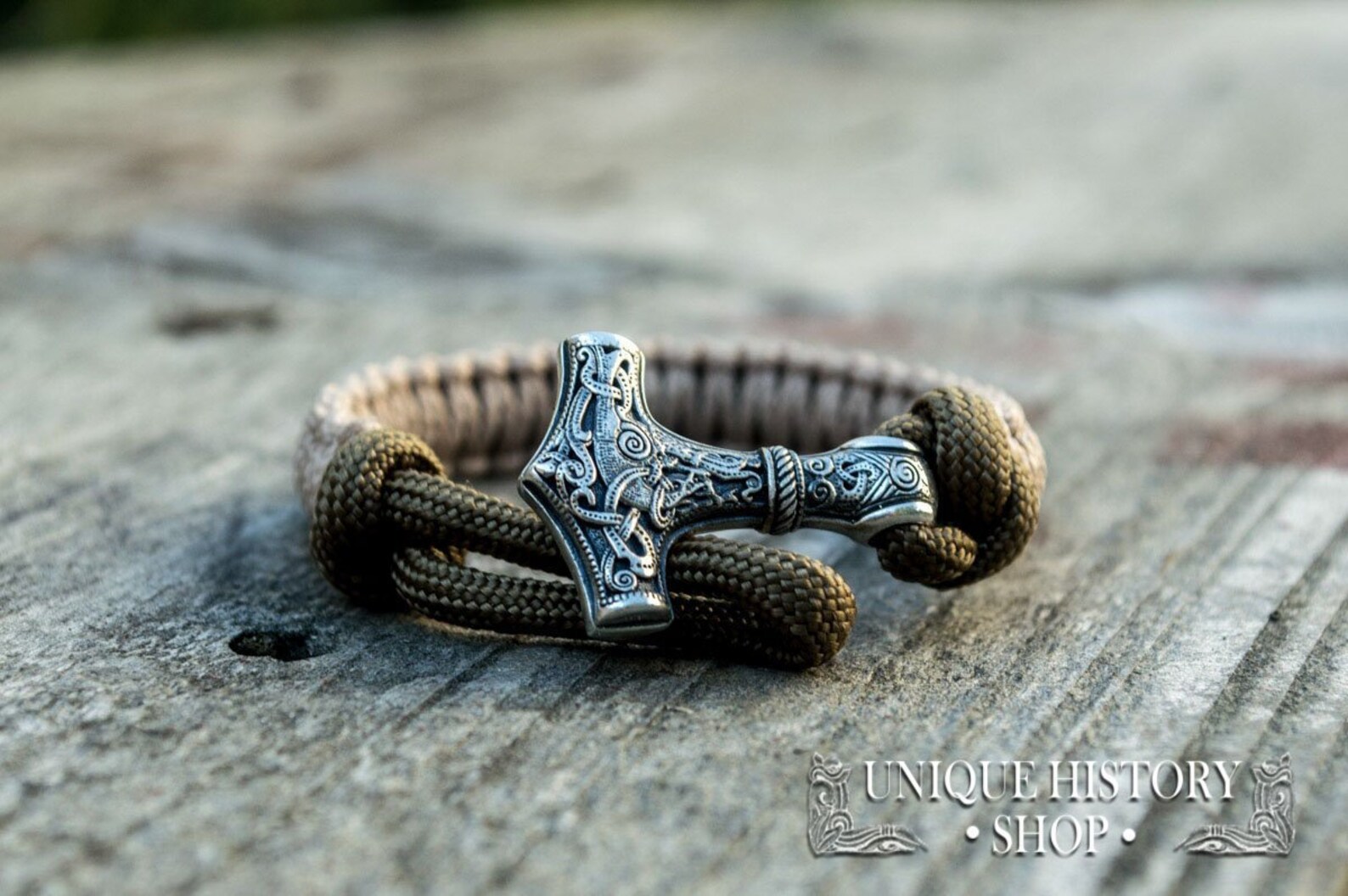 Thor's Hammer Bracelet Survival Bracelet Bracelet with Etsy