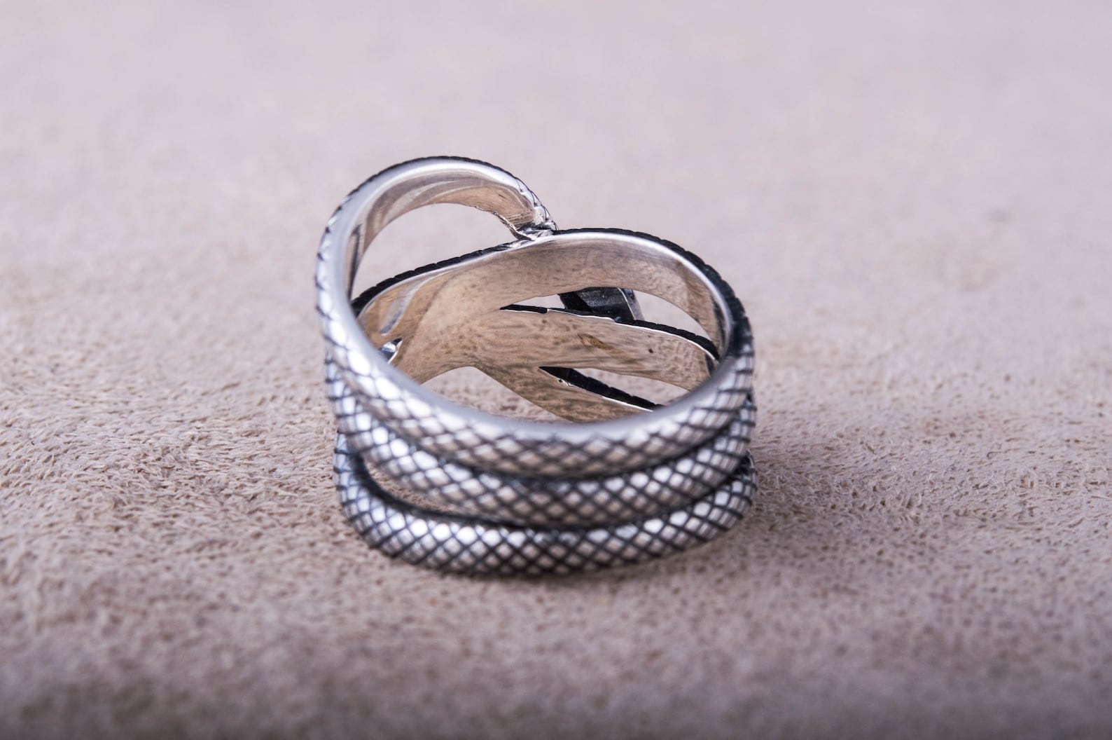 925 Silver Snake Ring Men Cobra Ring With Snake Pattern Gift Etsy