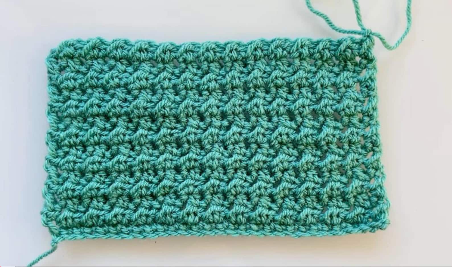 Crochet Pattern - Half Ripple Stitch PDF + Video Tutorial for Blankets ...