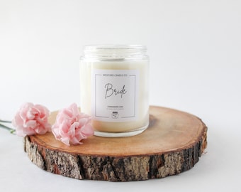 Bride Candle, Bride to Be Candle, Engagement Candle, Bride to Be Gift, Bride Gift, Engaged Candle, Candle for Bride, Vanilla Candle