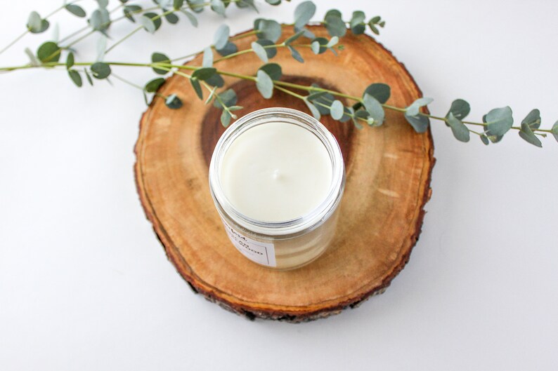 Coconut Lime Scented Soy Candle Handmade Bestie Birthday Gift for Her image 4