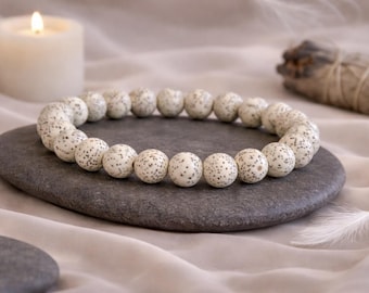 Lotus Seeds Bracelet | Sacred Lotus Bodhi Bracelet | Stretchy Stacking Beaded Bracelet | Boho Ethnic Bracelet | Original Handmade Jewelry