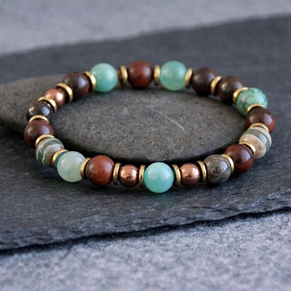 bracciale elastico con pietre - Gioielli - Bracciali e cavigliere -... | su