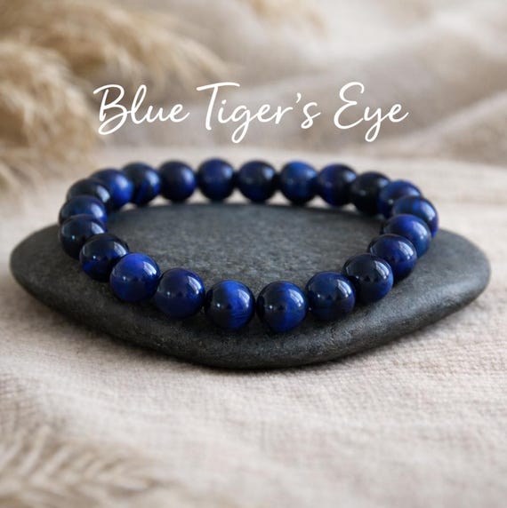 Blue Tiger Eye Bracelet | STRESS | PHOBIA | ANXIETY | Frustration