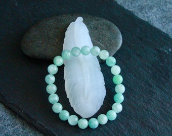 Selenite Charging Plate | Feather | Crystal Cleansing Charging Energising Plate | Gemstone Bracelet | Selenite Decoration | Boho Decor