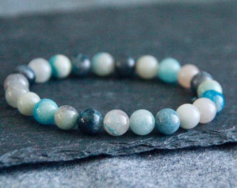Rare Trolleite Bracelet | FAITH | CALMNESS | TALISMAN | Inner Peace | Natural Stone Bracelet | Boho Gemstone Jewellery | Rare Crystal | 8mm