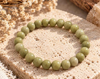 ALASHAN Agate Bracelet |  | Gemstone Stretchy Bracelet | Natural Crystal Bracelet | Healing Stone Bracelet