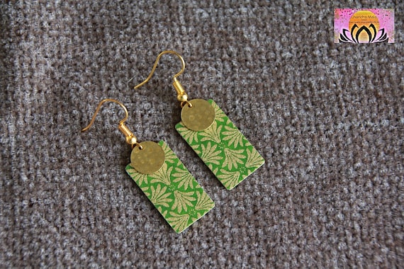 Japanese Paper Earrings