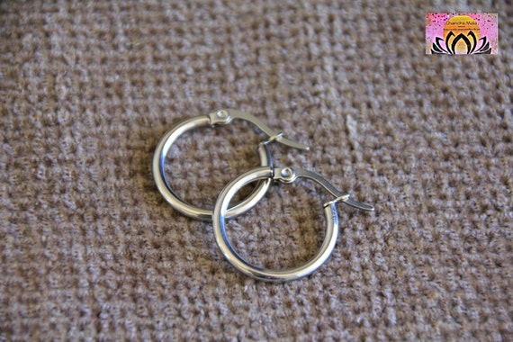Surgical Steel Tiny Simple Bar Stud Earrings Screw Back Minimalist Jewelry  Women | eBay