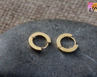 HOOPS + STUDS | Gold