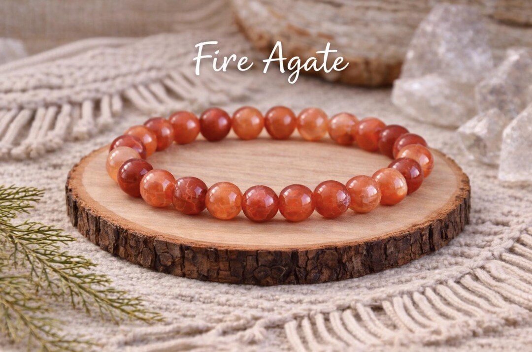 Fire Agate Bracelet | PROTECTION | SEX Drive | ADDICTIONS