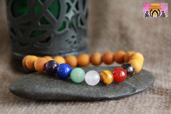 7 Chakra Bracelet Beads Natural Stone Healing Balance Yoga Buddha Prayer  Reiki Adjustable Bracelets & Bangles Women Men Jewelry - AliExpress