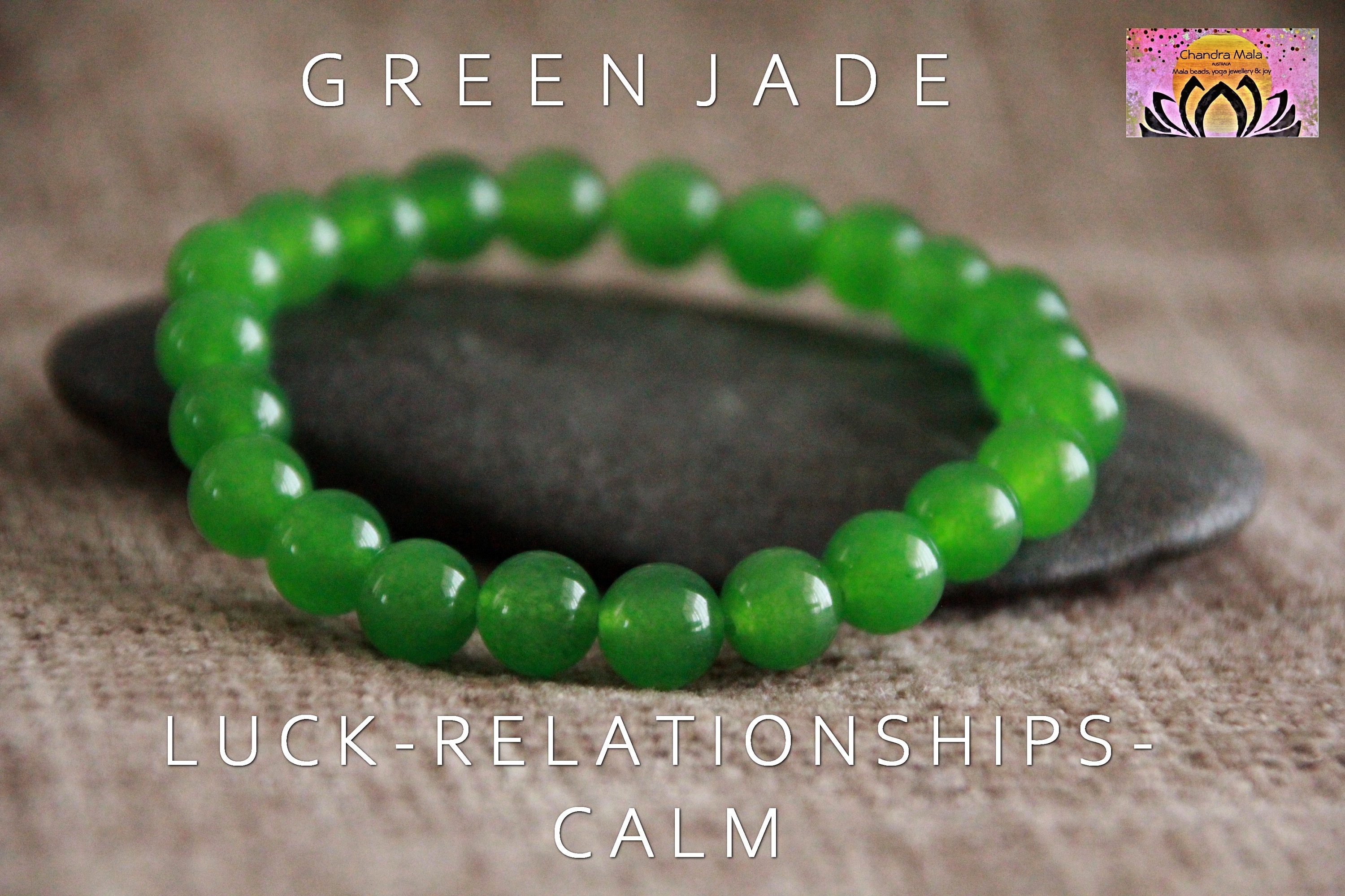 Elegant Green Jade Beaded Bracelet for Women – Karma Renewal