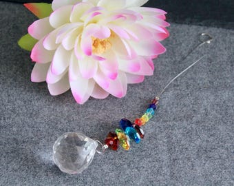NEW | Rainbow Sun Catcher Prism | Crystal Pendant Decoration | Handmade Light Catcher | Home Decor | Original Gift | Chakra Ornament Pendant