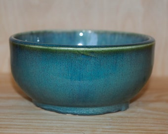 Blue and Green Ceramic Bowl