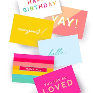 Printable Encouragement Postcard Set | Printable Cards | 5.8x4.1 inches PDF File | 8 Pack of Cards