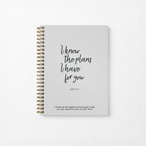 Jahreszeit des Lebens Applikation Devotional | Christliche Andacht | 8,5x11 druckbare PDF | Schiefer | US Letter Größe