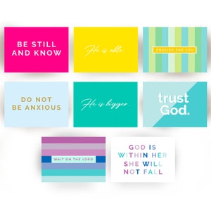 Printable Faith Encouragement Postcard Set | Printable Cards | 5.8x4.1 ...
