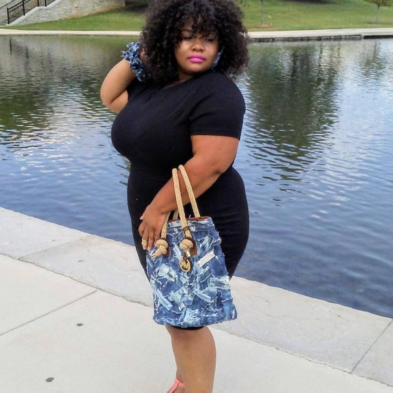 michael kors blue jean purse