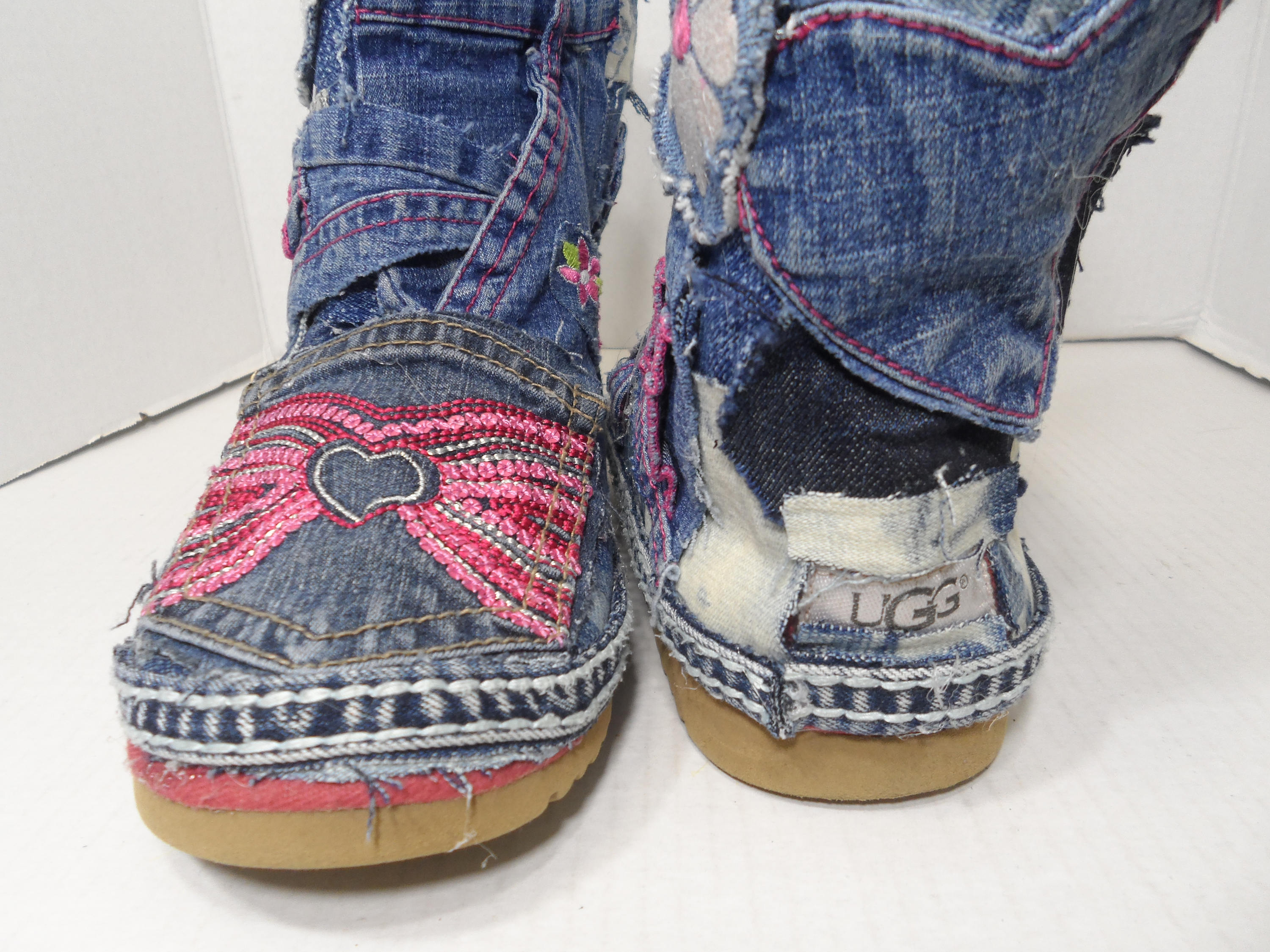 custom denim uggs