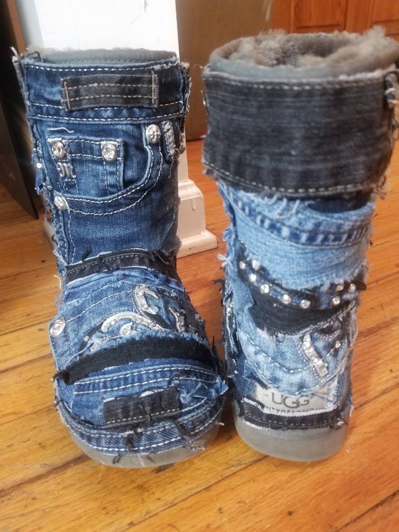 denim ugg slippers