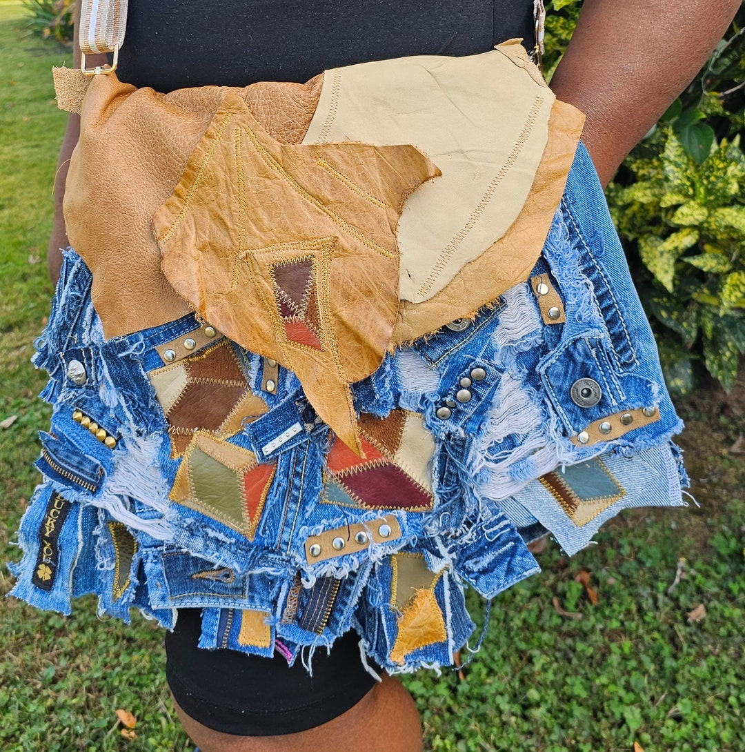 Logo Patchwork Crossbody