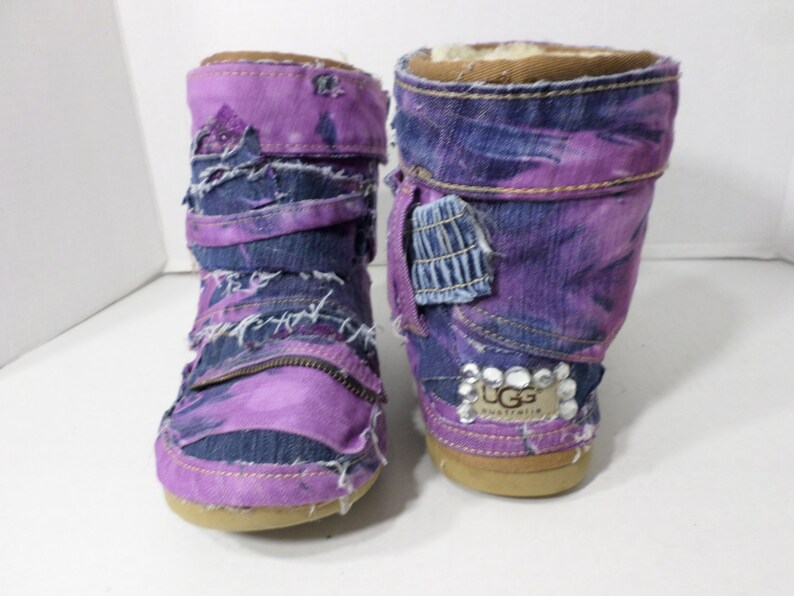 custom denim uggs