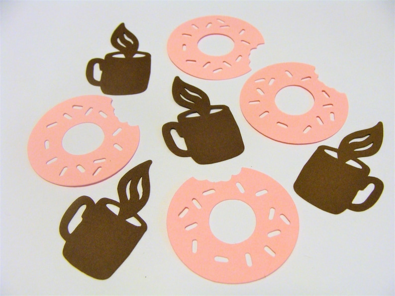 Coffee Birthday Party Coffee Party Decorations Coffee Lovers Party Decor Coffee and Donut Party.Donut Party Decoration Coffee Confetti