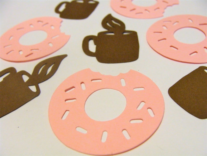 Coffee Birthday Party Coffee Party Decorations Coffee Lovers Party Decor Coffee and Donut Party.Donut Party Decoration Coffee Confetti
