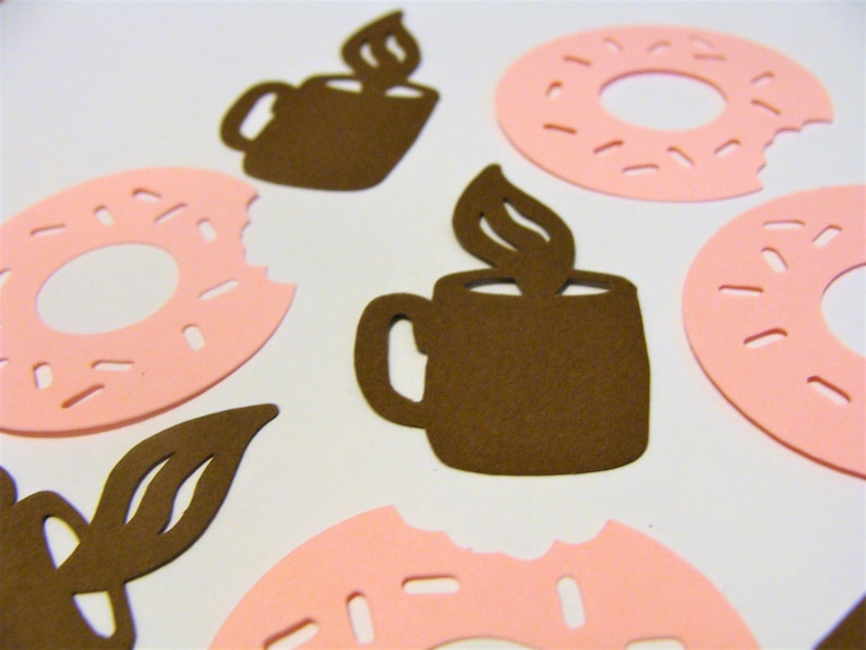 Coffee Birthday Party Coffee Party Decorations Coffee Lovers Party Decor Coffee and Donut Party.Donut Party Decoration Coffee Confetti